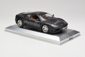 Ferrari 360 Modena Efecmetal Juodas Matinis Riboto Leidimo Exclusive Cars 1:18 EC003 Metalas - nuotrauka 6 iš 8