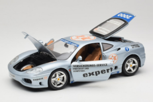 Ferrari 360 Modena Expert #1 Sidabrinis Bburago 1:18 3348-S1 Metalas - nuotrauka 2 iš 8