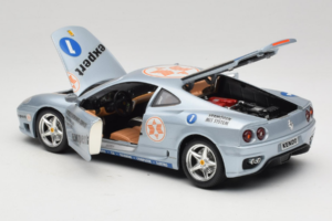 Ferrari 360 Modena Expert #1 Sidabrinis Bburago 1:18 3348-S1 Metalas - nuotrauka 5 iš 8