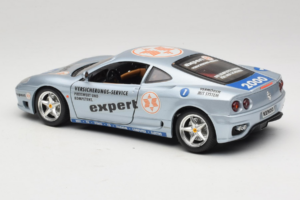 Ferrari 360 Modena Expert #1 Sidabrinis Bburago 1:18 3348-S1 Metalas - nuotrauka 7 iš 8