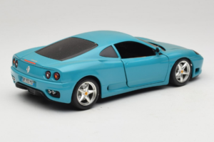 Ferrari 360 Modena Migros Ribotasis Leidimas 333 vnt Mėlynas Bburago 1:18 3358-G1 Metalas - nuotrauka 3 iš 8