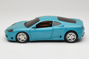 Ferrari 360 Modena Migros Ribotasis Leidimas 333 vnt Mėlynas Bburago 1:18 3358-G1 Metalas - nuotrauka 4 iš 8