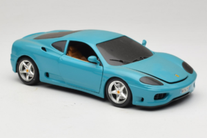Ferrari 360 Modena Migros Ribotasis Leidimas 333 vnt Mėlynas Bburago 1:18 3358-G1 Metalas - nuotrauka 6 iš 8