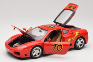 Ferrari 360 Modena #10 5 Jahre IG Bburago Raudonas Bburago 1:18 3358-P2 Metalas - nuotrauka 2 iš 8