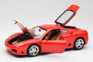 Ferrari 360 Modena Raudonas Bburago 1:18 3358 Metalas - nuotrauka 2 iš 8