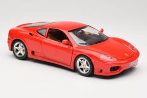 Ferrari 360 Modena Raudonas Bburago 1:18 3358 Metalas - nuotrauka 6 iš 8