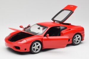 Ferrari 360 Modena Raudonas Hot Wheels 1:18 25736 Metalas - nuotrauka 2 iš 8
