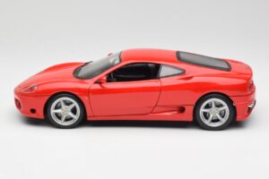 Ferrari 360 Modena Raudonas Hot Wheels 1:18 25736 Metalas - nuotrauka 4 iš 8