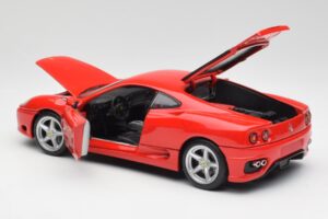 Ferrari 360 Modena Raudonas Hot Wheels 1:18 25736 Metalas - nuotrauka 5 iš 8
