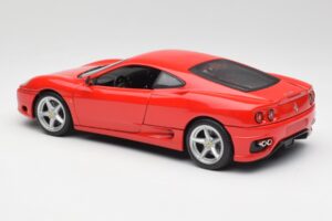 Ferrari 360 Modena Raudonas Hot Wheels 1:18 25736 Metalas - nuotrauka 7 iš 8