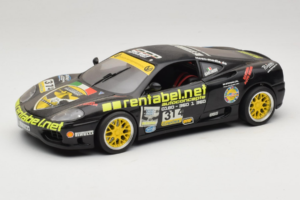 Ferrari 360 Modena Rentabel #314 Gagliardi Juodas Bburago 1:18 3378-B1 Metalas