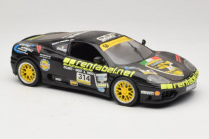 Ferrari 360 Modena Rentabel #314 Gagliardi Juodas Bburago 1:18 3378-B1 Metalas - nuotrauka 6 iš 8