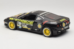 Ferrari 360 Modena Rentabel #314 Gagliardi Juodas Bburago 1:18 3378-B1 Metalas - nuotrauka 7 iš 8