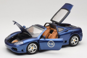 Ferrari 360 Modena Targa Ribotasis Leidimas 333 vnt Violetinis Metallic Bburago 1:18 3348-F1 Metalas - nuotrauka 2 iš 8