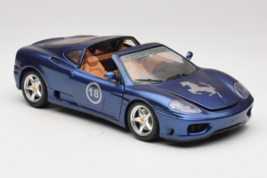 Ferrari 360 Modena Targa Ribotasis Leidimas 333 vnt Violetinis Metallic Bburago 1:18 3348-F1 Metalas - nuotrauka 6 iš 8