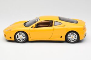 Ferrari 360 Modena Geltonas Bburago 1:18 3368 Metalas - nuotrauka 4 iš 8