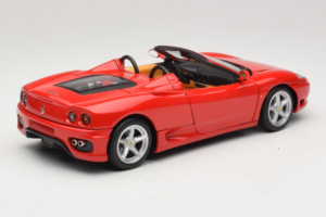Ferrari 360 Spider Raudonas Hot Wheels 1:18 27774-M1 Metalas - nuotrauka 3 iš 8
