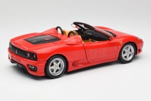 Ferrari 360 Spider Raudonas Hot Wheels 1:18 57310 Metalas - nuotrauka 3 iš 8