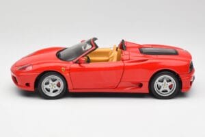 Ferrari 360 Spider Raudonas Hot Wheels 1:18 57310 Metalas - nuotrauka 4 iš 8