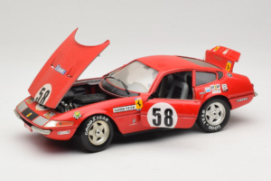 Ferrari 365 GTB/4 Daytona Berlinetta #58 Raudonas Techno Giodi 1:18 40011 Metalas - nuotrauka 2 iš 8