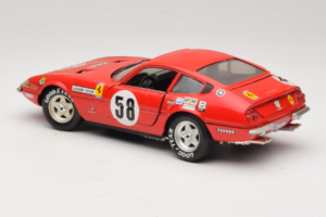 Ferrari 365 GTB/4 Daytona Berlinetta #58 Raudonas Techno Giodi 1:18 40011 Metalas - nuotrauka 7 iš 8