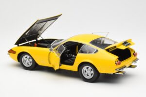Ferrari 365 GTB/4 Daytona Geltonas Kyosho 1:18 08162Y Metalas - nuotrauka 5 iš 8