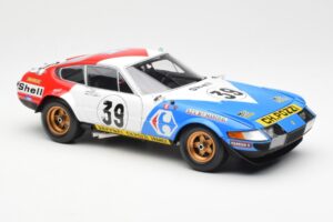 Ferrari 365 GTB/4 #39 J-C. Andruet / Lena 24 Hours of Le Mans 1972 Kyosho 1:18 08164E Metalas - nuotrauka 6 iš 8