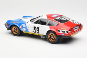 Ferrari 365 GTB/4 #39 J-C. Andruet / Lena 24 Hours of Le Mans 1972 Kyosho 1:18 08164E Metalas - nuotrauka 7 iš 8