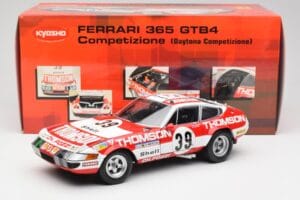 Ferrari 365 GTB4 Competizione #39 1973 Kyosho 1:18 08164F Metalas - nuotrauka 8 iš 8