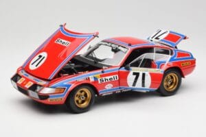 Ferrari 365 GTB4 Competizione #71 24 Hours of Le Mans 1974 Kyosho 1:18 08164A Metalas - nuotrauka 2 iš 8