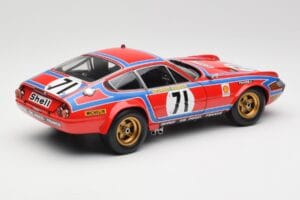 Ferrari 365 GTB4 Competizione #71 24 Hours of Le Mans 1974 Kyosho 1:18 08164A Metalas - nuotrauka 3 iš 8