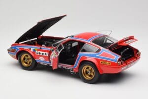 Ferrari 365 GTB4 Competizione #71 24 Hours of Le Mans 1974 Kyosho 1:18 08164A Metalas - nuotrauka 5 iš 8