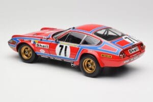 Ferrari 365 GTB4 Competizione #71 24 Hours of Le Mans 1974 Kyosho 1:18 08164A Metalas - nuotrauka 7 iš 8