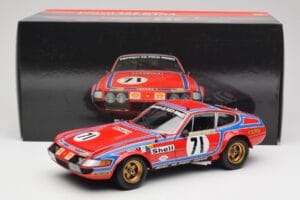 Ferrari 365 GTB4 Competizione #71 24 Hours of Le Mans 1974 Kyosho 1:18 08164A Metalas - nuotrauka 8 iš 8