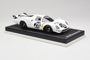 Ferrari 365 P2 #28 M. Gregory / J. Schlesser NART 24 Hours of Daytona 1967 Baltas AB Models 1:18 REMC019 Derva - nuotrauka 4 iš 6