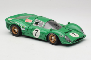 Ferrari 412P #7 Žalias 24 Hours of Daytona 1967 Eagles Race 1:18 37000 Metalas - nuotrauka 6 iš 8