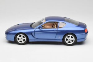Ferrari 456 GT Blu Pozzi Bburago 1:18 3036-M3 Metalas - nuotrauka 4 iš 8