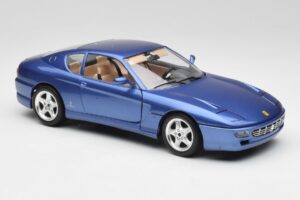 Ferrari 456 GT Blu Pozzi Bburago 1:18 3036-M3 Metalas - nuotrauka 6 iš 8
