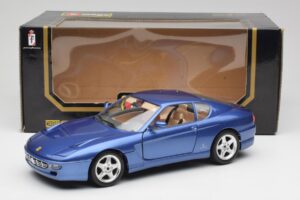Ferrari 456 GT Blu Pozzi Bburago 1:18 3036-M3 Metalas - nuotrauka 8 iš 8