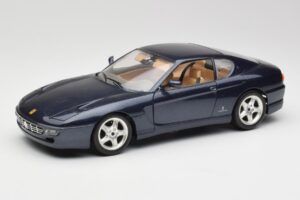 Ferrari 456 GT Mėlynas Bburago 1:18 3036 Metalas