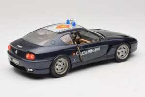 Ferrari 456 GT Carabinieri Juodas Bburago 1:18 3036-B3 Metalas - nuotrauka 3 iš 8