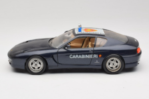 Ferrari 456 GT Carabinieri Juodas Bburago 1:18 3036-B3 Metalas - nuotrauka 4 iš 8