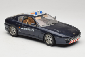 Ferrari 456 GT Carabinieri Juodas Bburago 1:18 3036-B3 Metalas - nuotrauka 6 iš 8