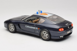 Ferrari 456 GT Carabinieri Juodas Bburago 1:18 3036-B3 Metalas - nuotrauka 7 iš 8