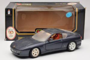 Ferrari 456 GT Dark Blue Metallic Bburago 1:18 3036-B2 Metalas - nuotrauka 8 iš 8