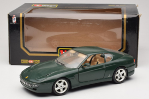 Ferrari 456 GT Tamsiai Žalias Bburago 1:18 3046-GR1 Metalas - nuotrauka 8 iš 8