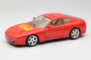 Ferrari 456 GT Ferrari Model Club Raudonas Bburago 1:18 3036-P1 Metalas