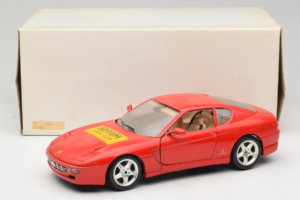 Ferrari 456 GT Ferrari Model Club Raudonas Bburago 1:18 3036-P1 Metalas - nuotrauka 8 iš 8