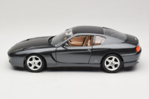 Ferrari 456 GT Pilkas Metallic Ypatingas Lakavimas Bburago 1:18 3036D Metalas - nuotrauka 4 iš 8