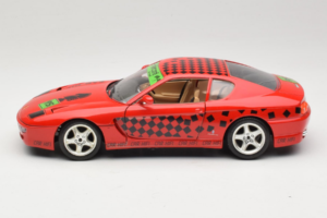 Ferrari 456 GT Interconti Car HiFi Raudonas Bburago 1:18 3036-D Metalas - nuotrauka 4 iš 8